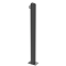 Ornamental bollard | Series 480B | � 82 mm | stationary, to be fixed by plugswith base plate 100 x 150 mm | without lock | with 1 eyelet